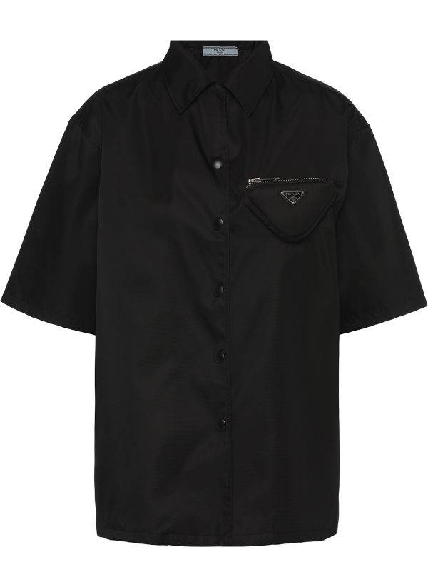 prada nylon gabardine shirt