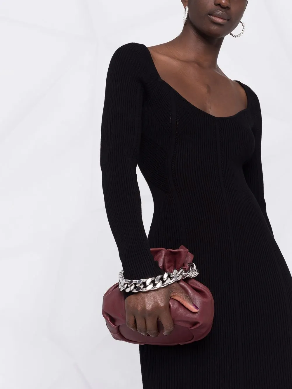 фото Patrizia pepe облегающее платье миди