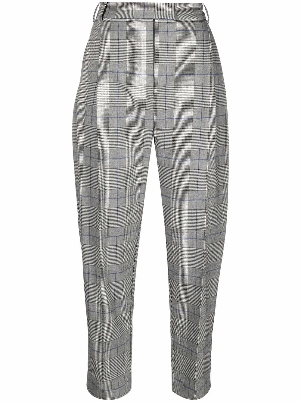

Patrizia Pepe pantalones skinny a cuadros - Gris