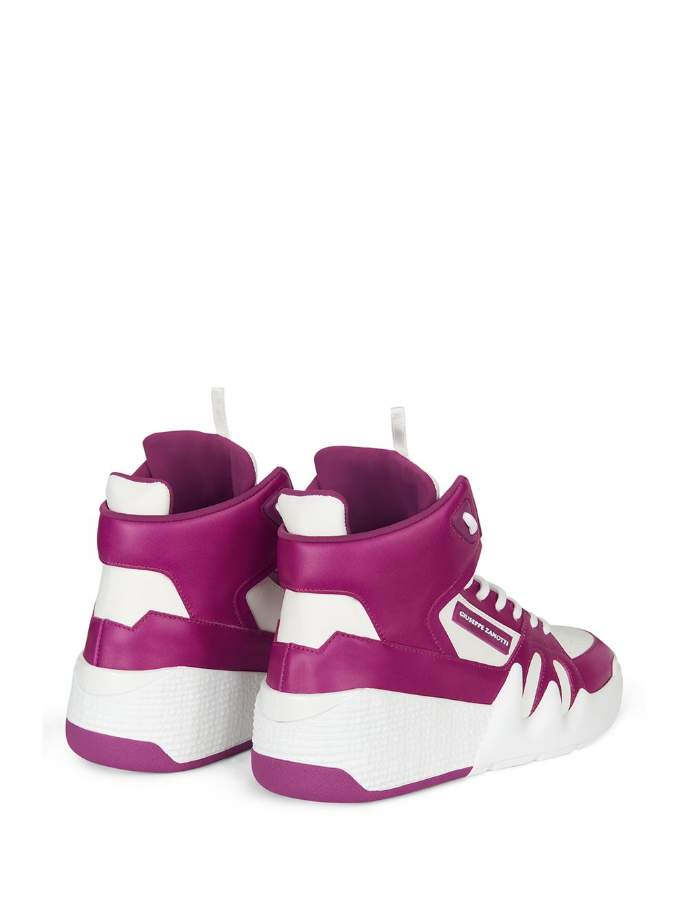 Shop Giuseppe Zanotti Talon High-top Sneakers In Weiss