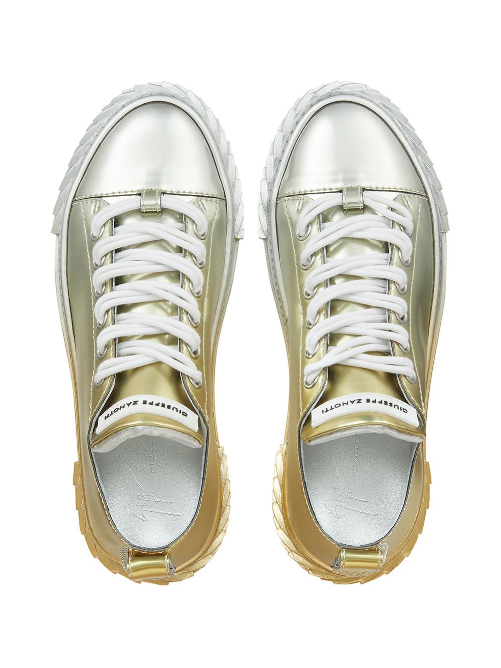 Shop Giuseppe Zanotti Blabber Gradient Low-top Sneakers In White