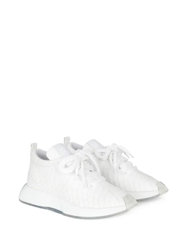 giuseppe zanotti python sneakers