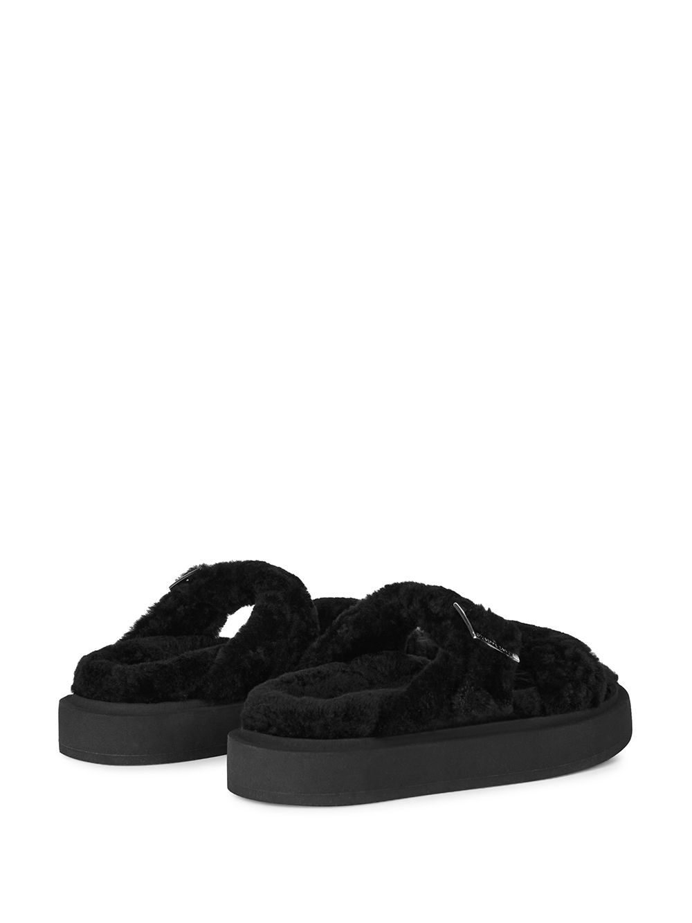 Shop Giuseppe Zanotti Jolanda Winter Sandals In Schwarz