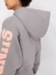 ROTATE logo-print sleeve hoodie