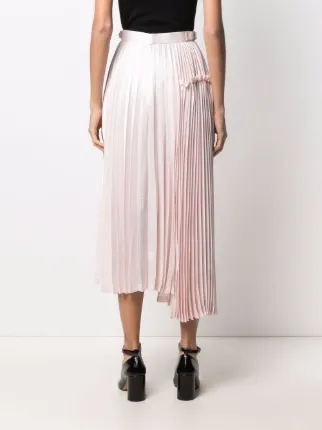 panelled pleated midi skirt展示图