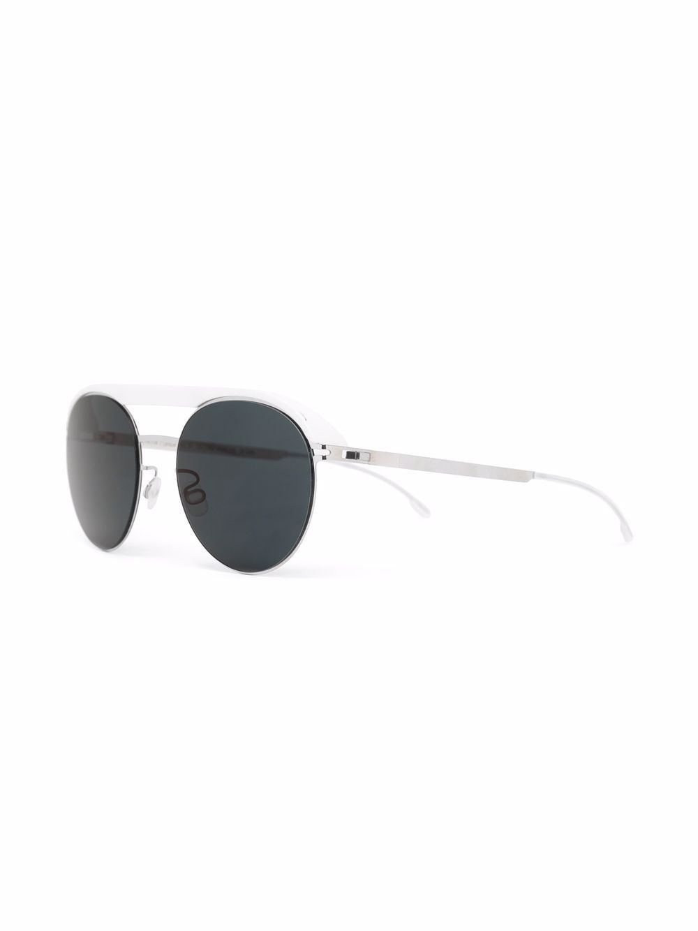 Mykita ML01 zonnebril met rond montuur - Wit