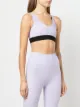 Marchesa lace-up detail sports bra
