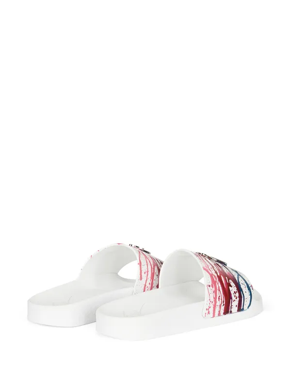 Giuseppe Zanotti Brett Slides | White | FARFETCH PL