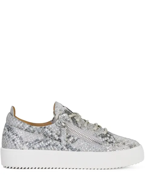 Giuseppe Zanotti Gail python-print leather sneakers