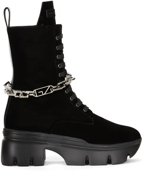 Giuseppe Zanotti Apocalypse 搭链细节短靴
