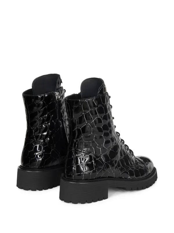 Lace up croc discount boots