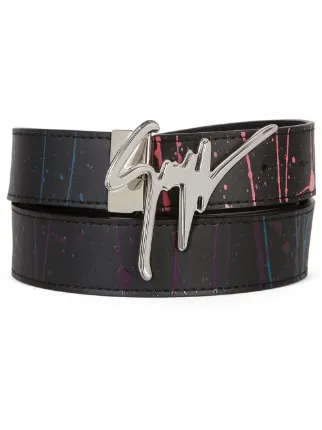 Giuseppe Zanotti Signature Buckle Belt 