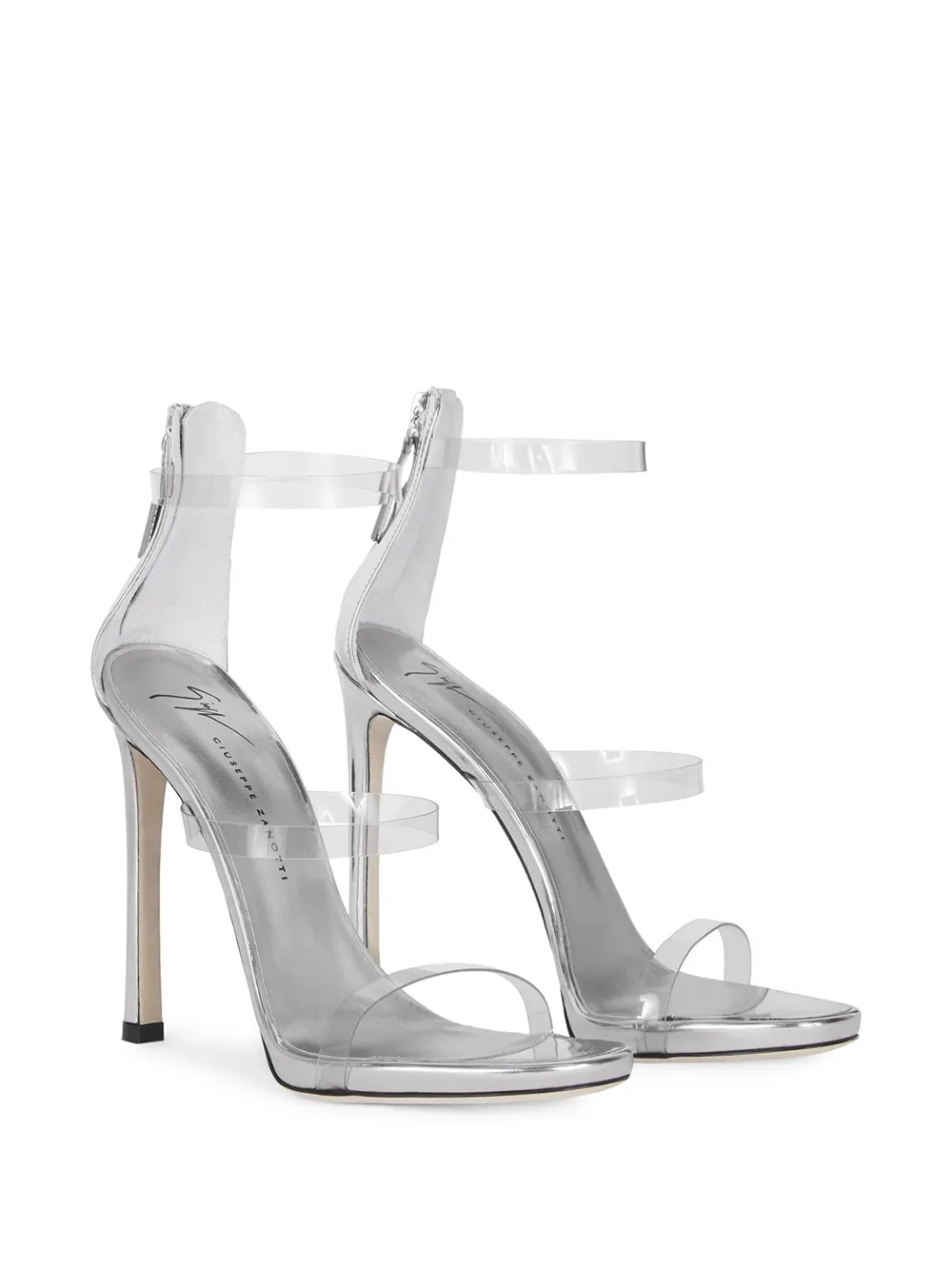 Giuseppe Zanotti Harmony stiletto sandals Silver