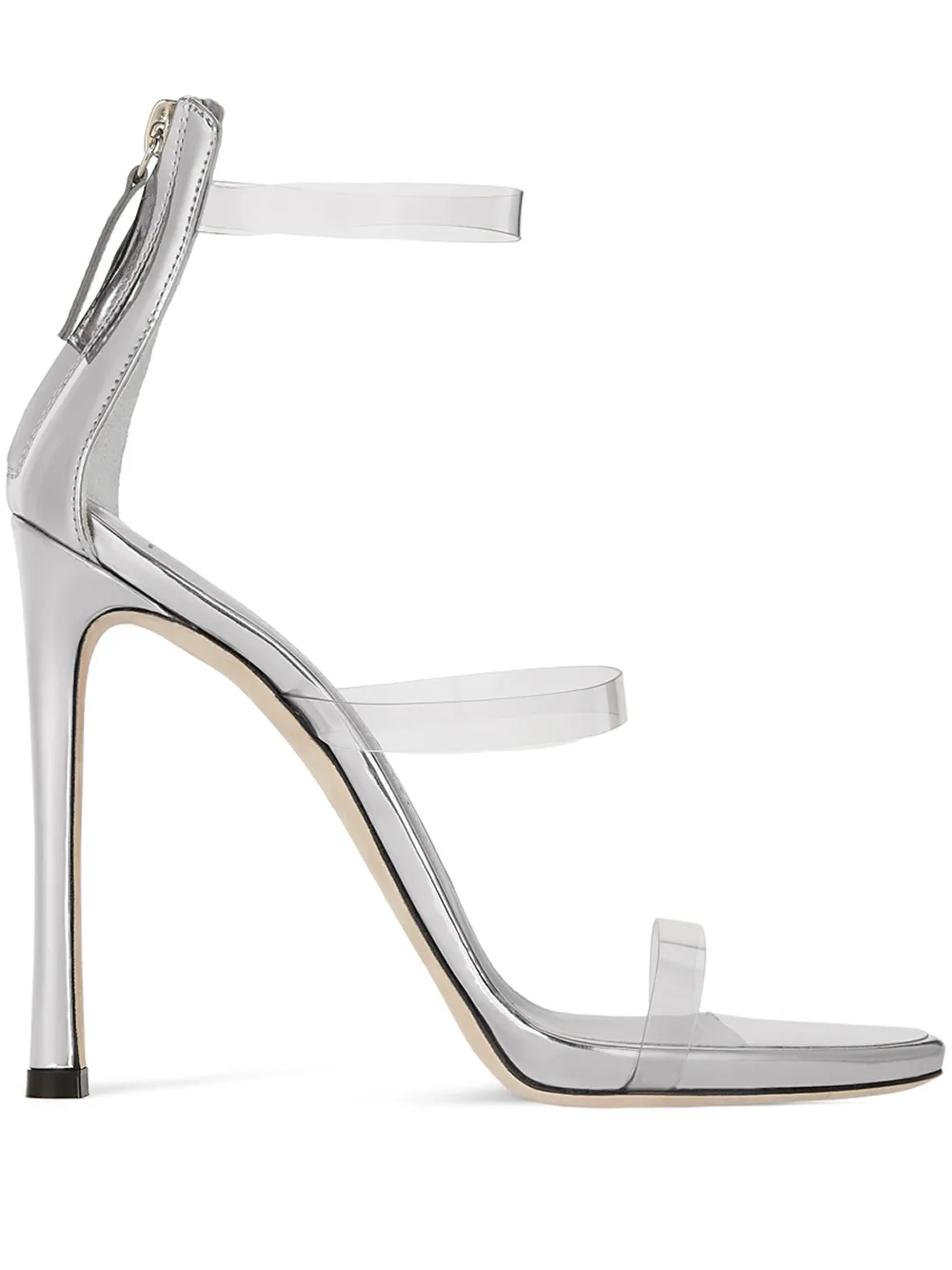 Giuseppe Zanotti Harmony stiletto sandals Silver