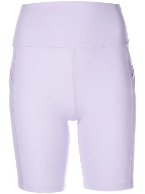 Marchesa high-waisted cycling shorts