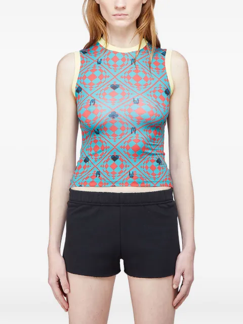Maisie Wilen geometric-pattern sleeveless top