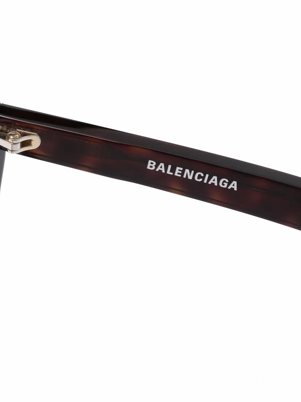 Balenciaga Eyewear Bril met schildpadschild design Bruin