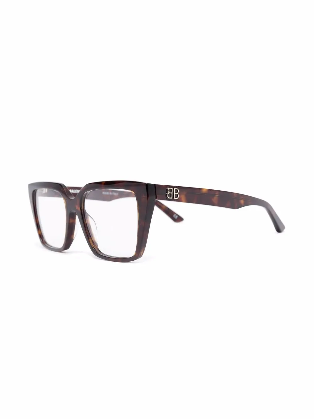 Balenciaga Eyewear Bril met schildpadschild design Bruin