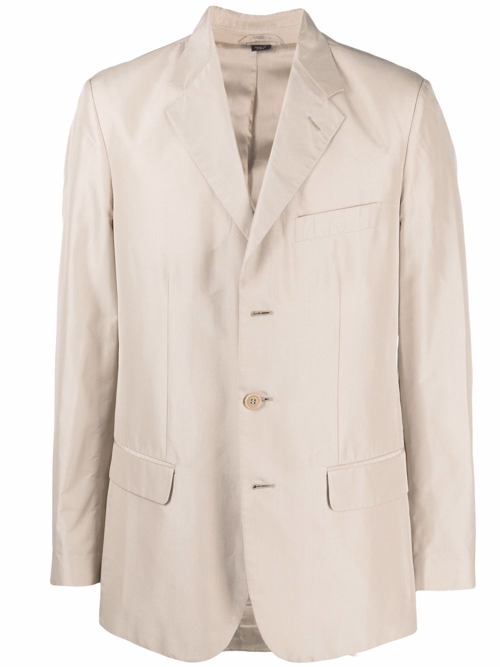 Pre-owned Helmut Lang 1990s Single-breasted Blazer In Neutrals