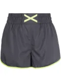Marchesa Notte Althea high-waisted shorts - Grey