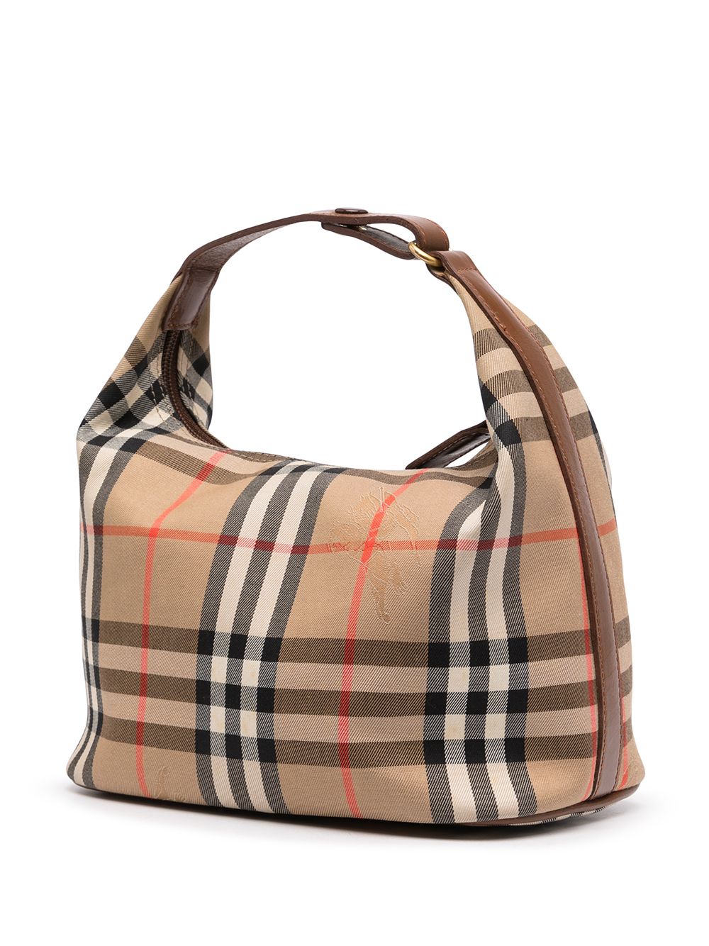 фото Burberry pre-owned сумка в клетку house check