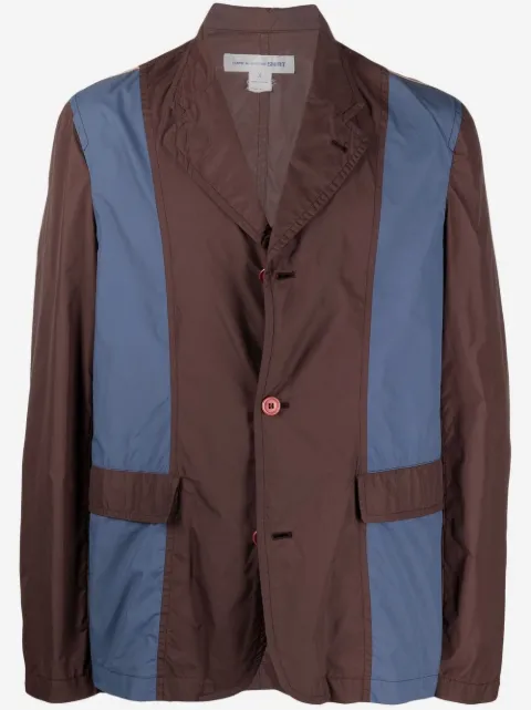 Comme Des Garçons Pre-Owned chamarra con botones y diseño color block 1990