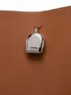 Jil Sander Constantin logo charm shoulder bag