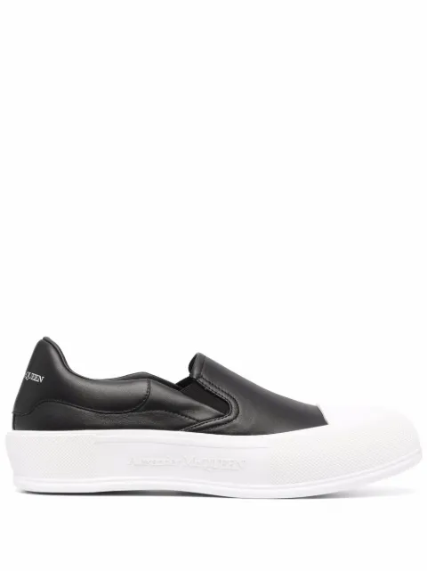 Alexander McQueen Deck laceless low-top sneakers
