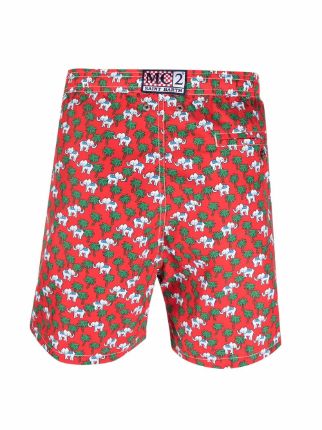 elephant-print swimming shorts展示图