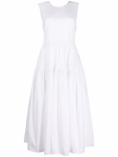Cecilie Bahnsen panelled poplin dress 