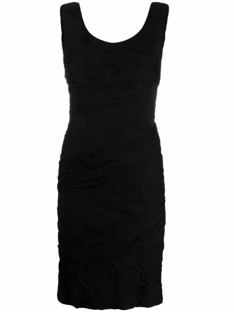 Lanvin Pre-Owned 1960s ruched fitted dress