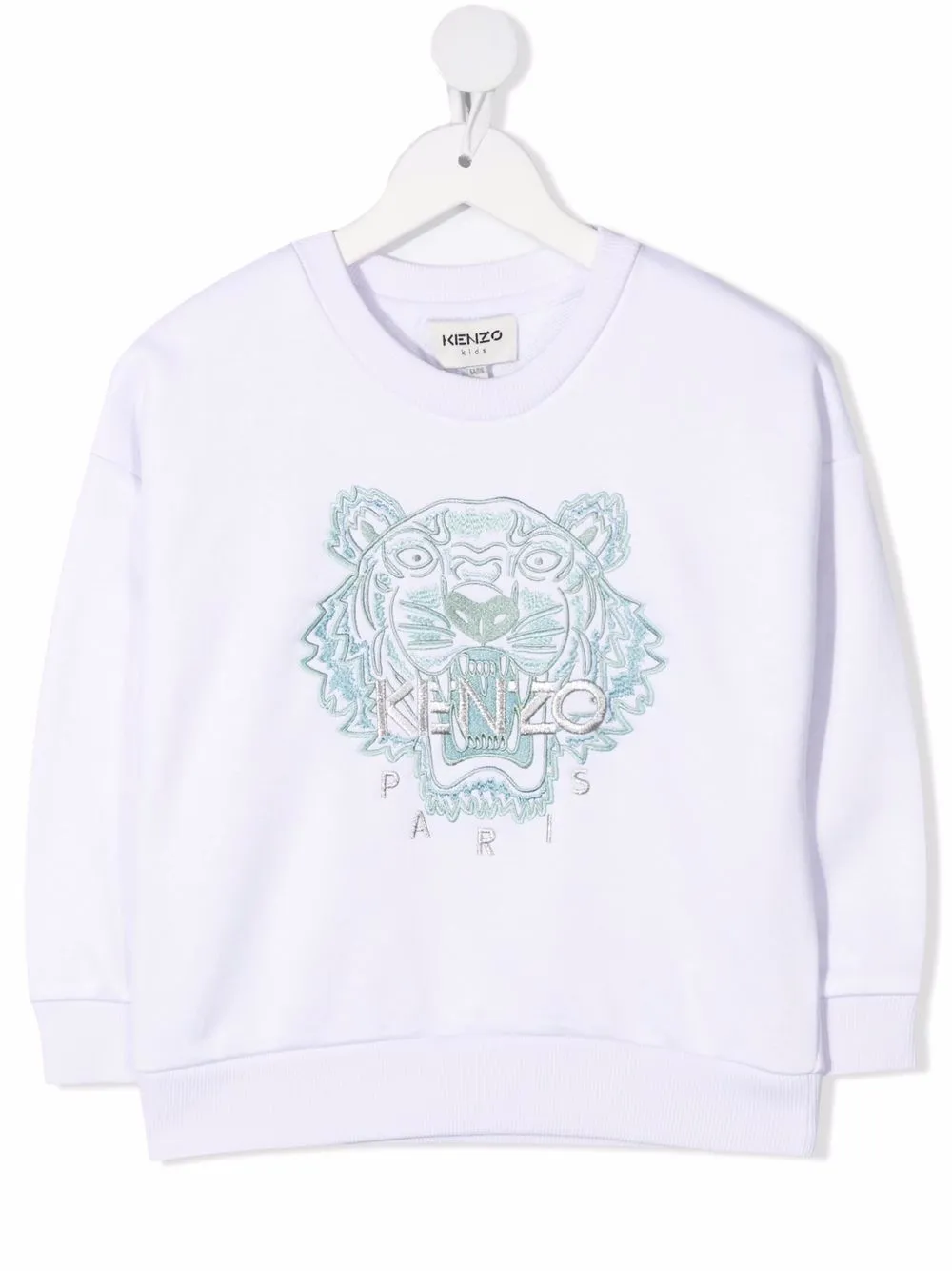 фото Kenzo kids толстовка с узором tiger