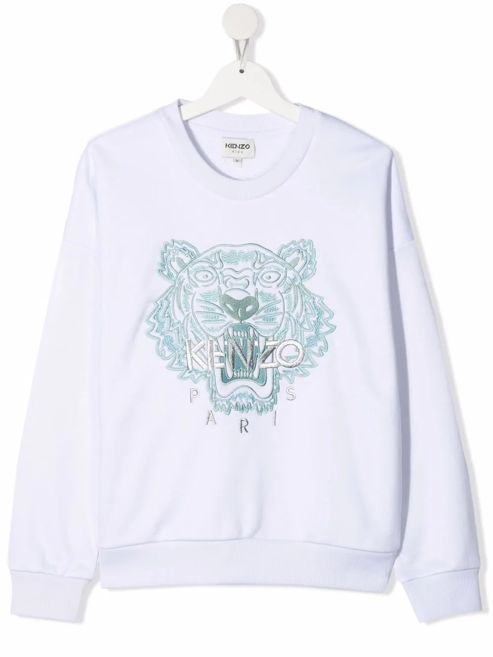 Kenzo Kids Sweatshirt For Girls In White