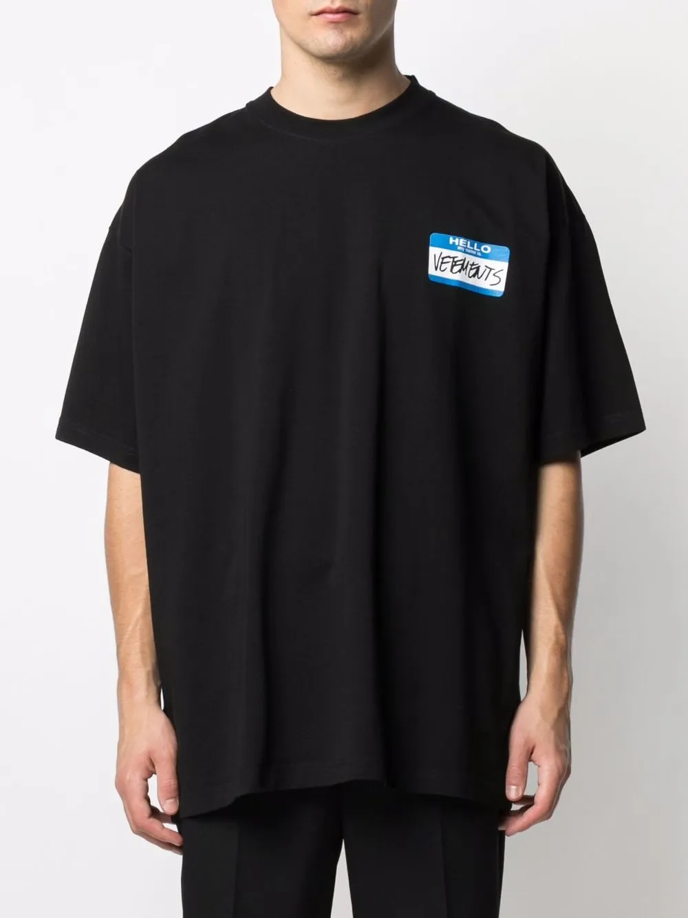 фото Vetements футболка с графичным принтом