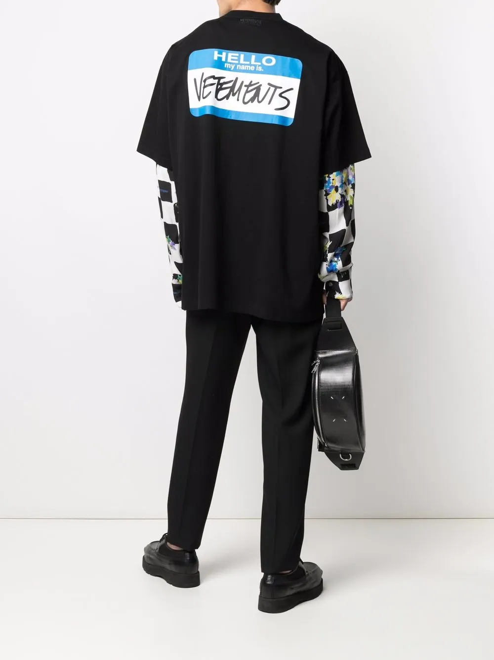 фото Vetements футболка с графичным принтом