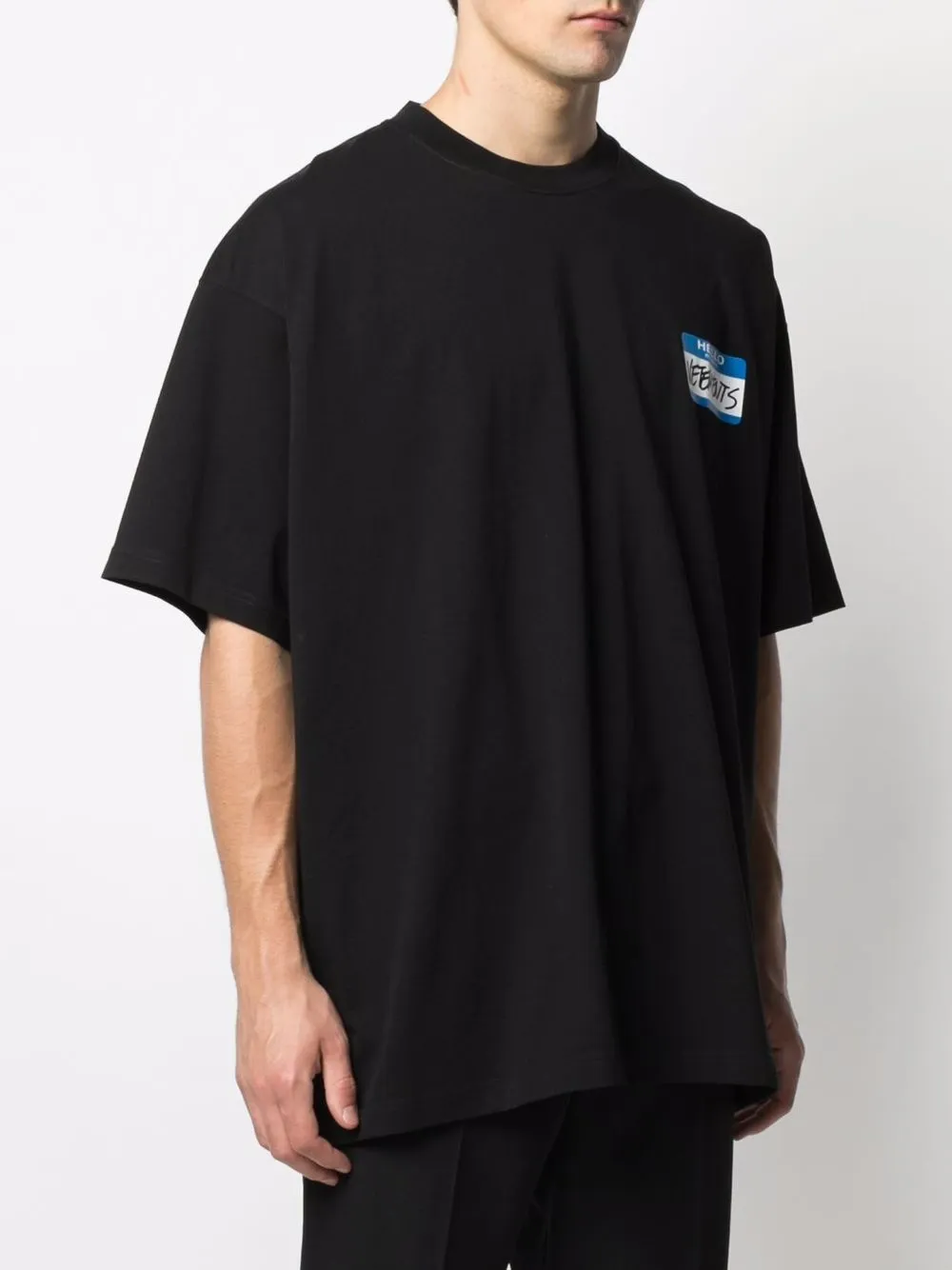 фото Vetements футболка с графичным принтом