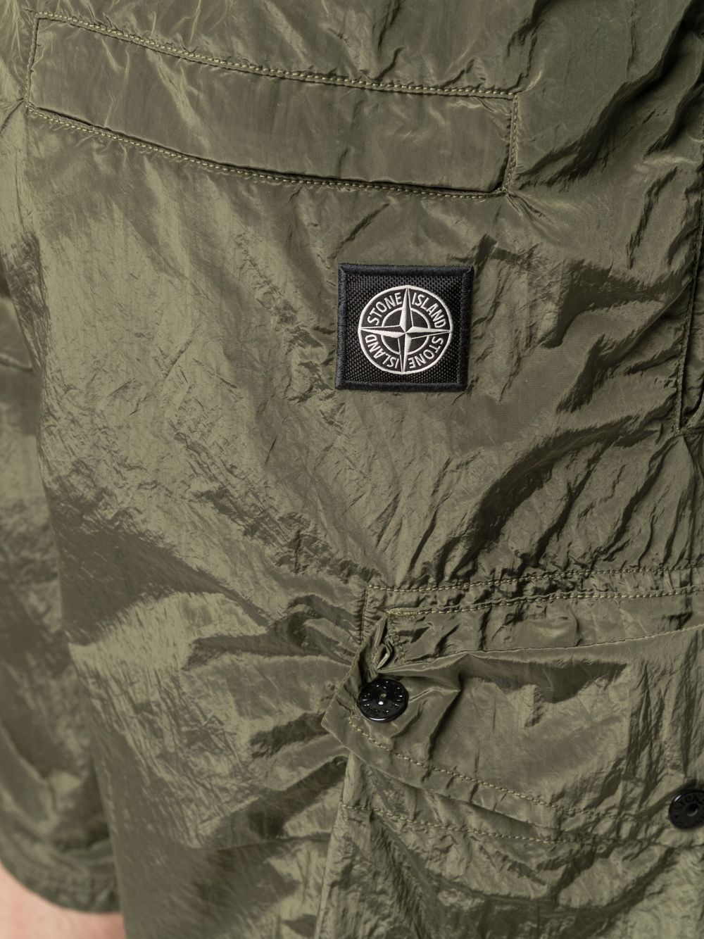 фото Stone island шорты карго с нашивкой-логотипом