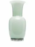 Venini Opalino glass vase - Green