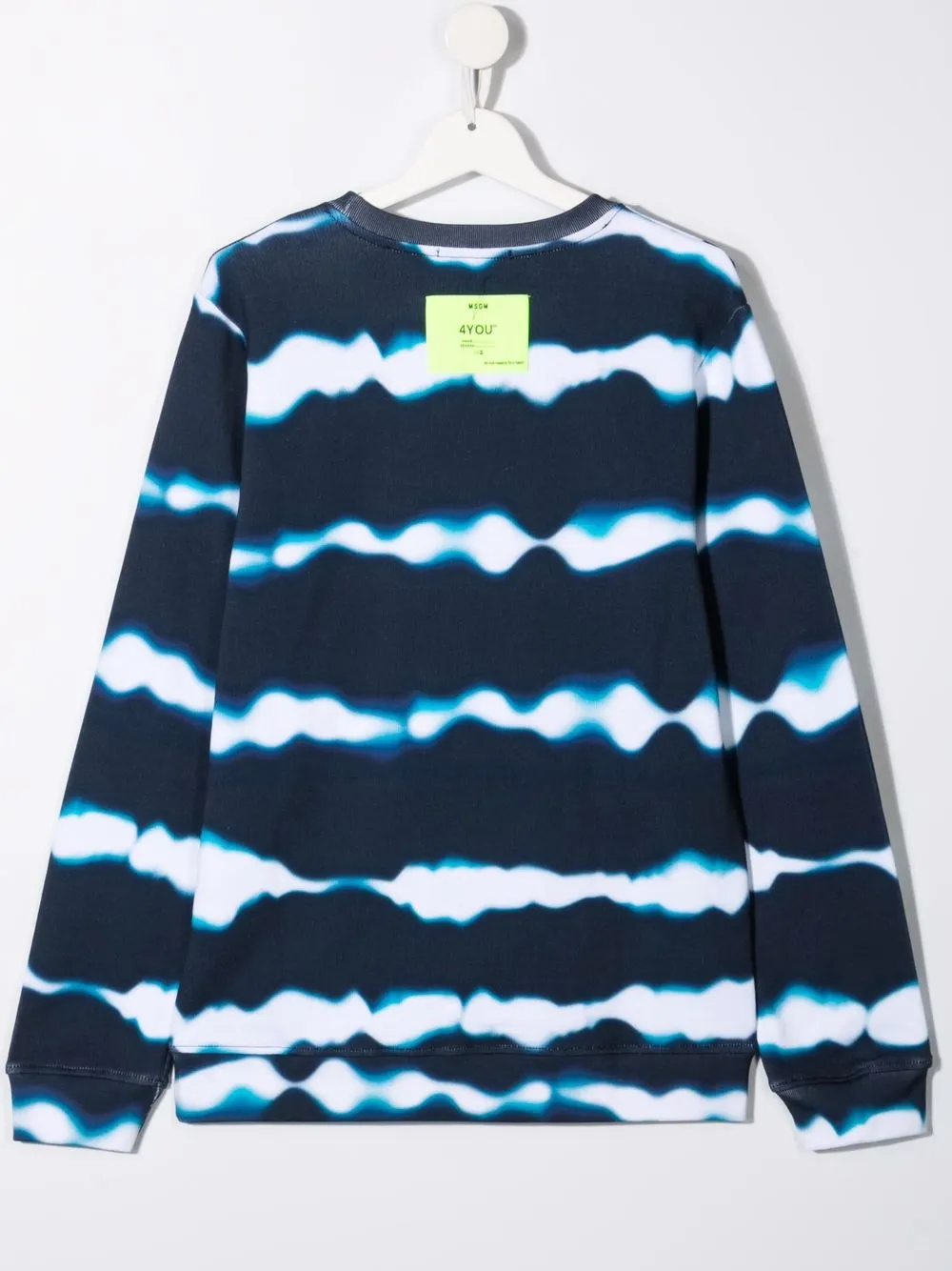 фото Msgm kids толстовка с принтом тай-дай