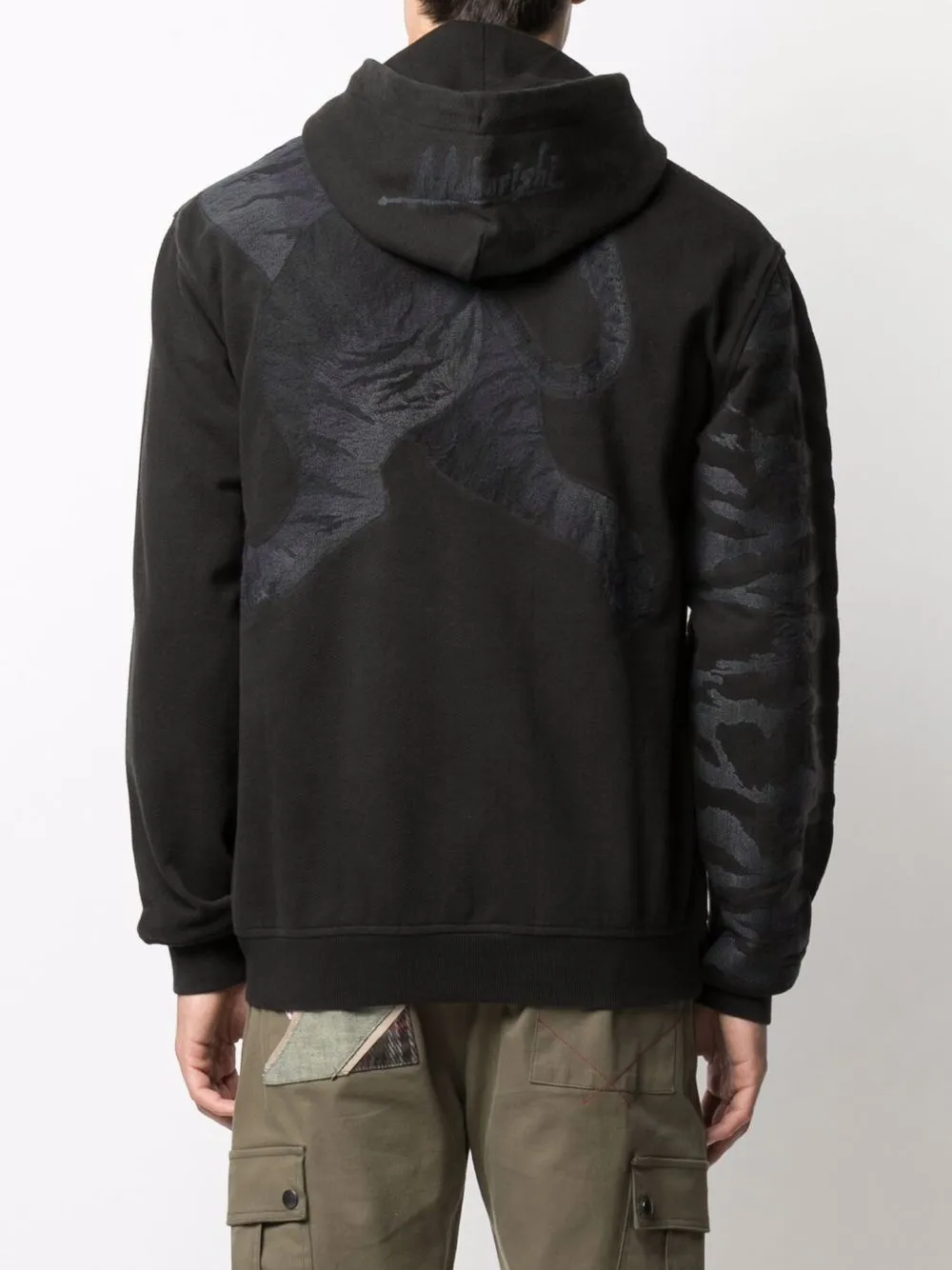 Maharishi tiger-embroidered Organic Cotton Hoodie - Farfetch