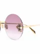 Alexander McQueen Eyewear round tinted sunglasses