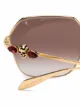 Alexander McQueen Eyewear square tinted sunglasses