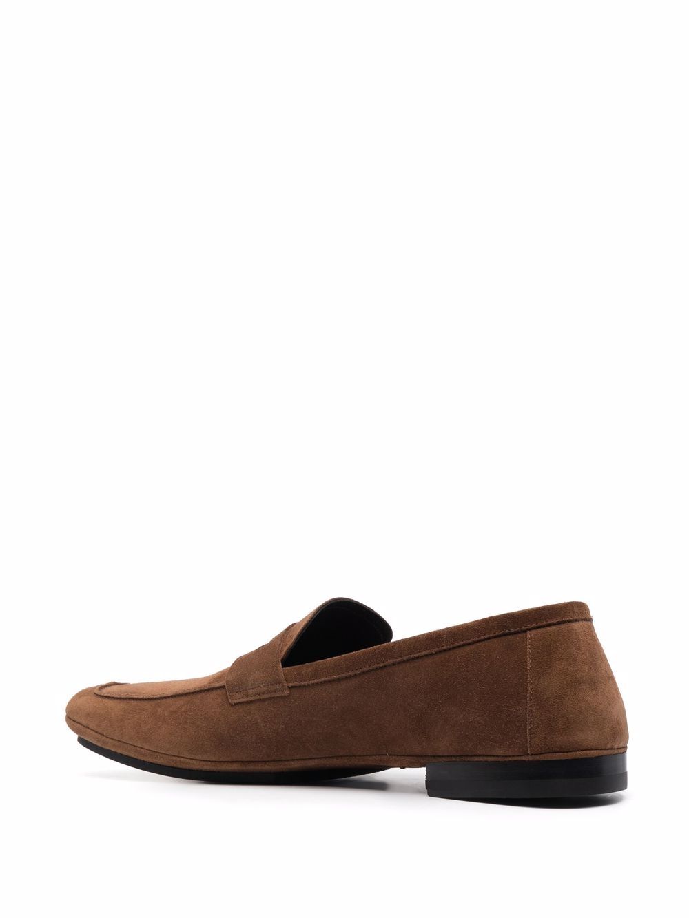 TOM FORD Almond Toe Logo Tab Loafers - Farfetch