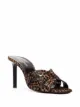 Image 2 of Saint Laurent Tribute leopard-print 85mm mules