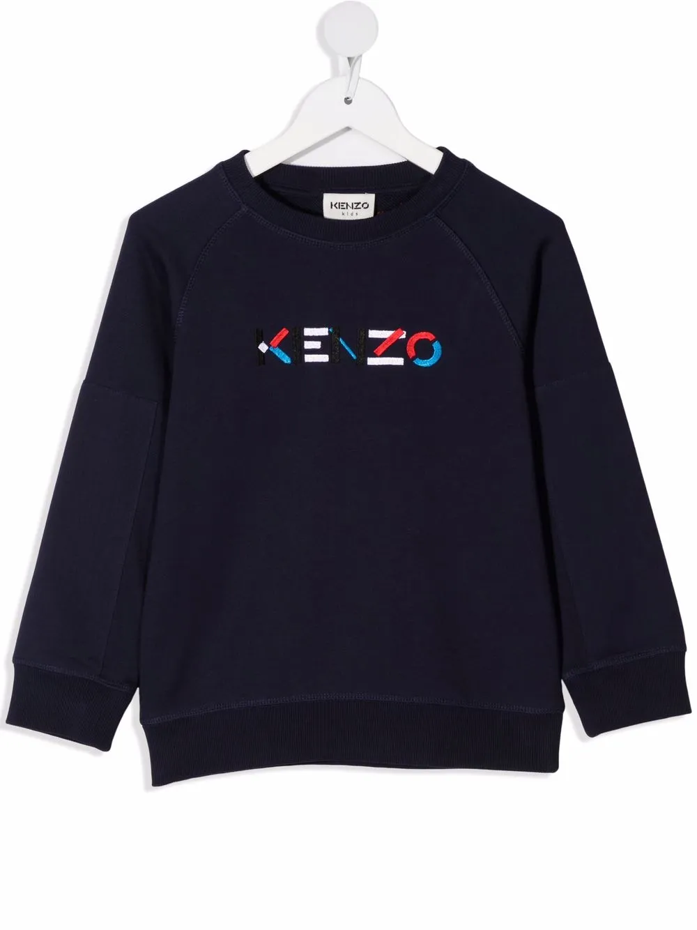 фото Kenzo kids толстовка с вышитым логотипом