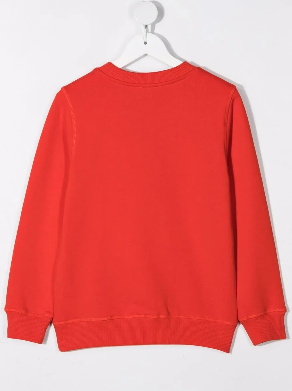 Shop Kenzo Boat-print Cotton Sweatshirt In 红色