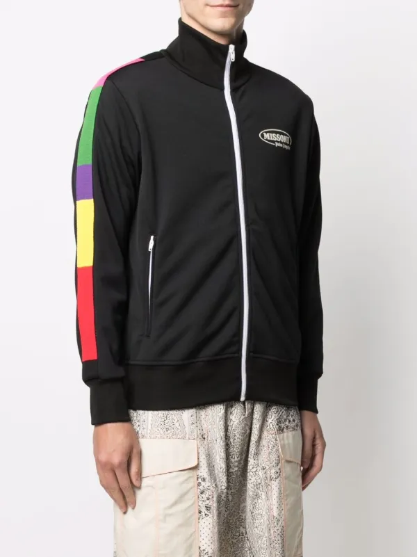 Palm Angels x Missoni Sport Logo Print Track Top - Farfetch Palm Angels x Missoni Sport Logo Print Track Top - Farfetch