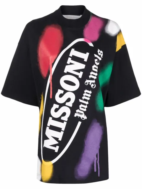 Palm Angels футболка с логотипом Sport из коллаборации с Missoni
