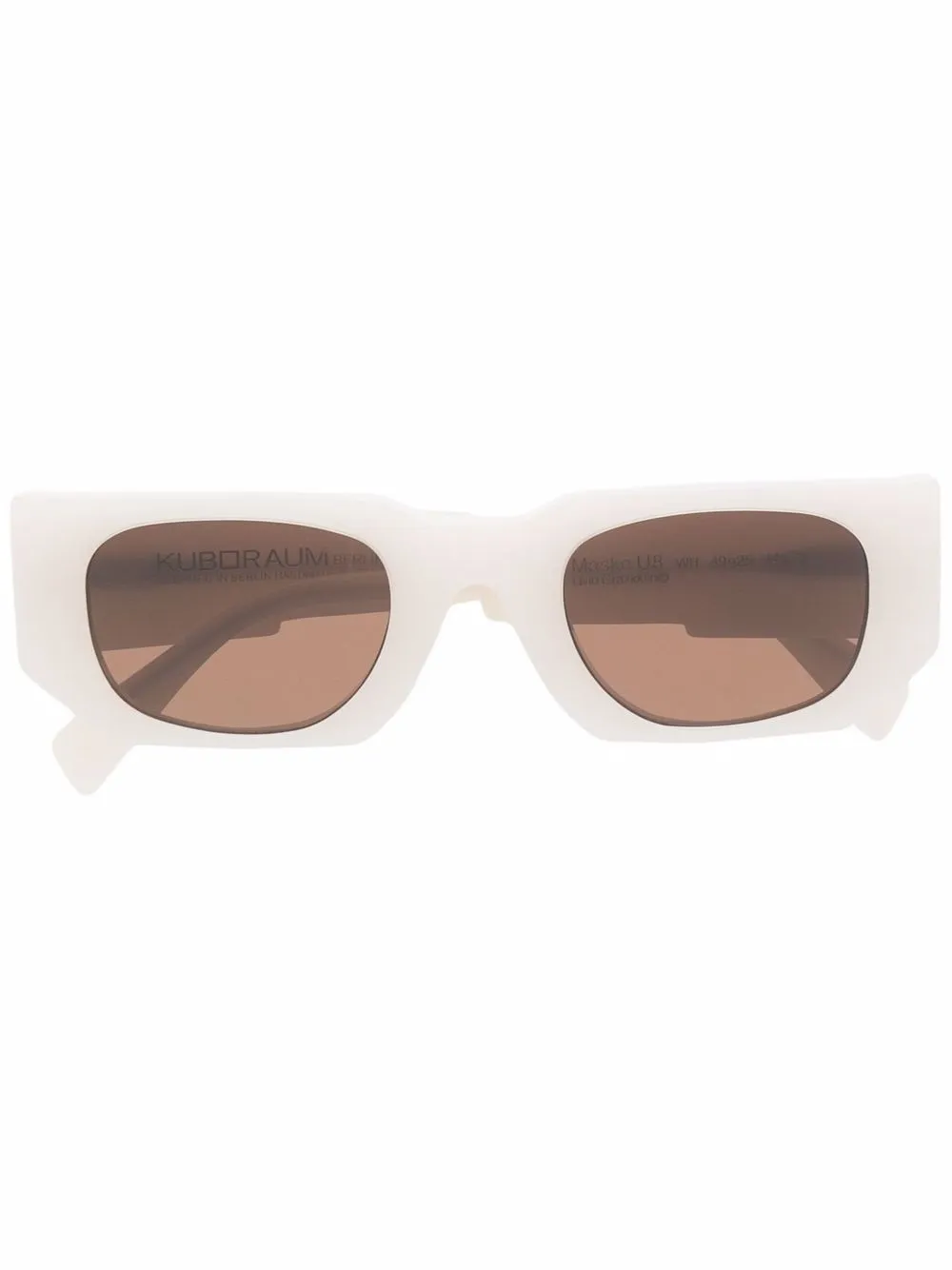 Kuboraum U8 geometric frame sunglasses