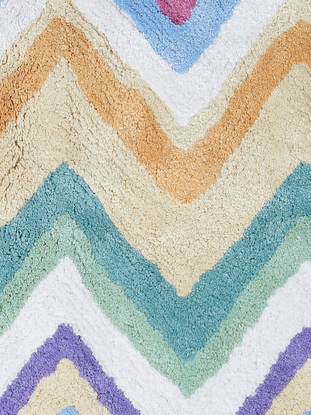 Missoni Home Handdoek met zigzagprint - Beige